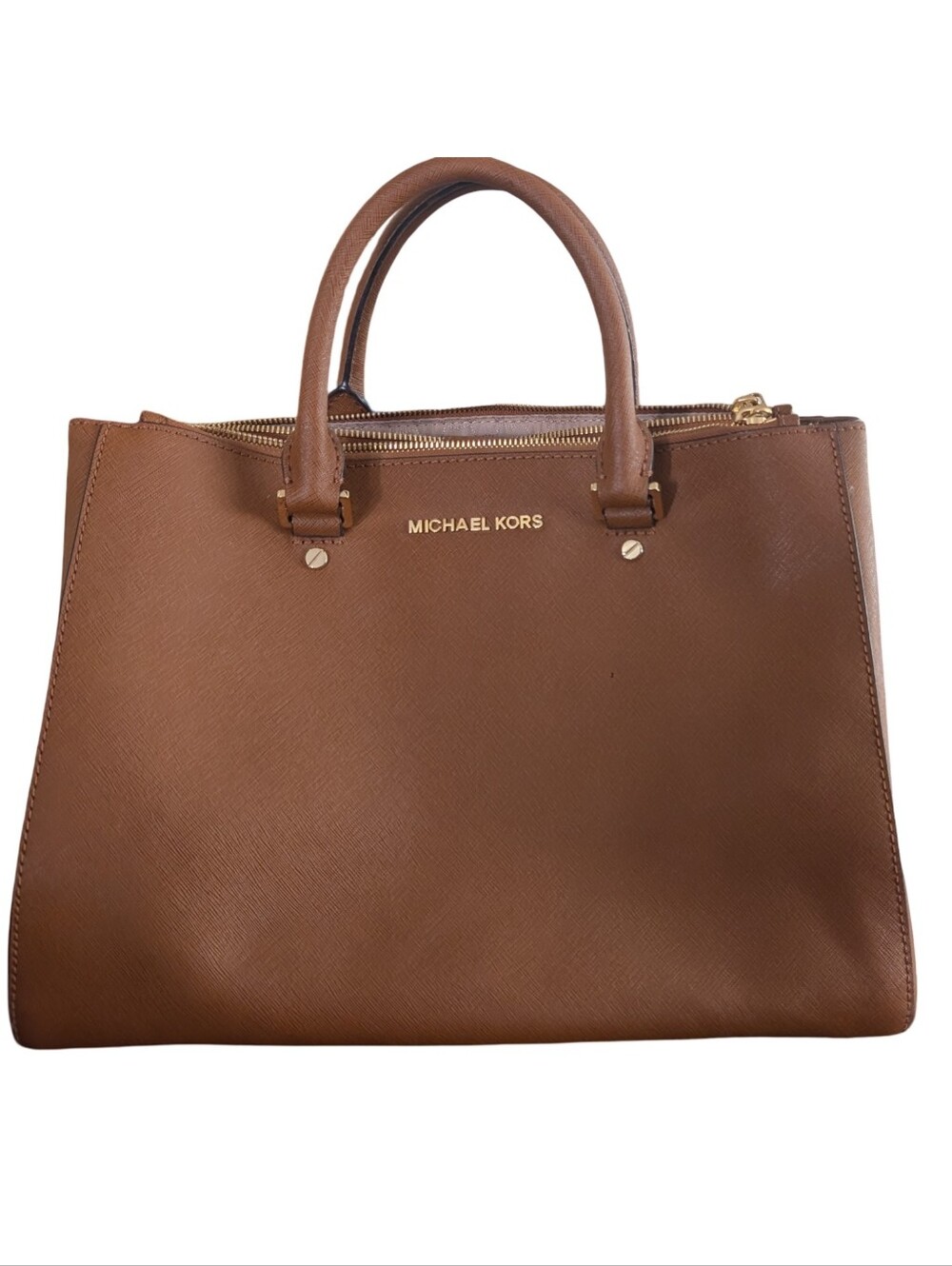 Michael Kors Savannah Large Saffiano Leather Satchel 